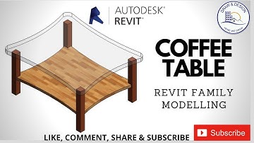 Coffee Table in Revit | Family modelling