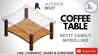 Coffee Table in Revit | Family modelling