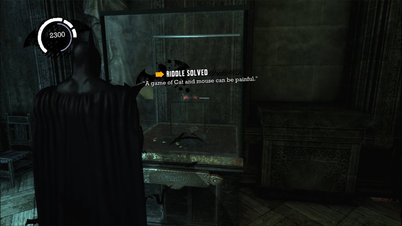 Batman Arkham Asylum A game of Cat and mouse can be painful - YouTube