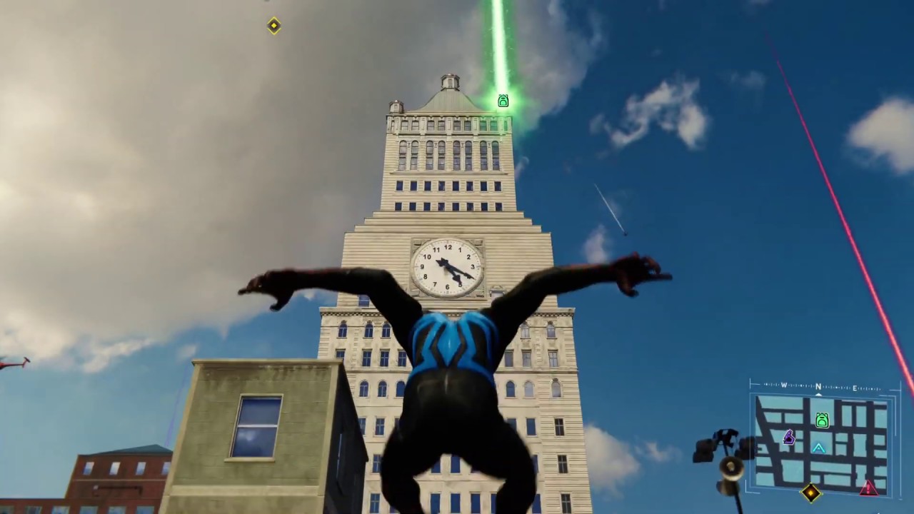 Black Spiderman – Failed Prototype & Free Roam Gameplay (Marvel’s Spider Man PS4)