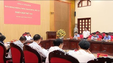 Phiên họp thứ 6 Ban Chỉ đạo phòng, chống tham nhũng tiêu cực tỉnh