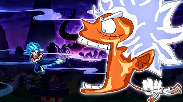 Vegito SSB DBFZ V2 OP (New) VS TC Luffy OP Buff (all form) in Jump Force Mugen