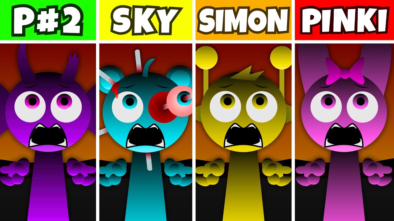 Incredibox Sprunki: Hyper Shifted Phase 2 But Sky VS Simon VS Pinki