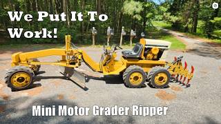The Scarifier/Ripper is Completed and Put to Work on the Lane