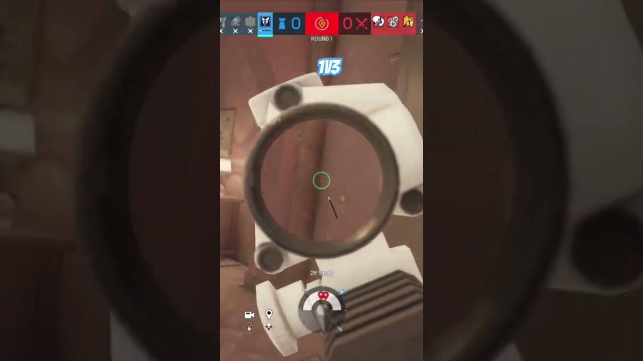 1v3 to win the round 