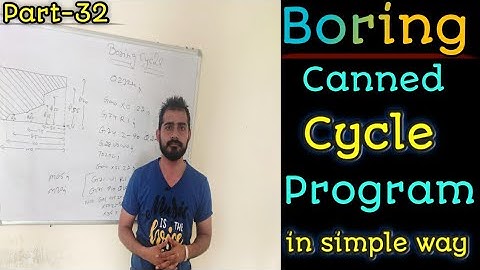 boring cycle || g71 roughing boring cycle || boring cycle in cnc