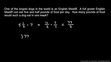 Prealgebra 4.4a - Fractions - Example Problems 1 - 2