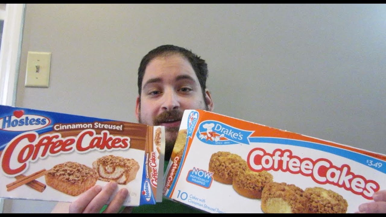 Drakes Coffee Cake Vs Hostess Coffee Cake YouTube