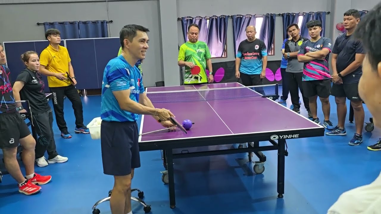 เรียนรู้ความหมุนของลูกปิงปอง การเสิร์ฟและการรับลูกเสิร์ฟของกีฬาปิงปอง โดยโค้ชกรกิจ