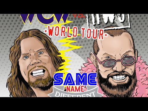 WCW vs. nWo World Tour/Virtual Pro Wrestling 64 - Same Name, Different Game (US vs. Japan)