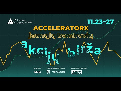 #ACCELERATORX JAUNŲJŲ BENDROVIŲ AKCIJŲ BIRŽA