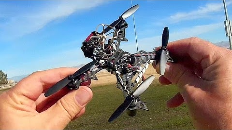 QX105 BAT Speedy Micro FPV Racer Drone Flight Test Review