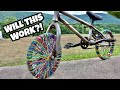Rubber Band Bike Tires! Can I Ride IT?!