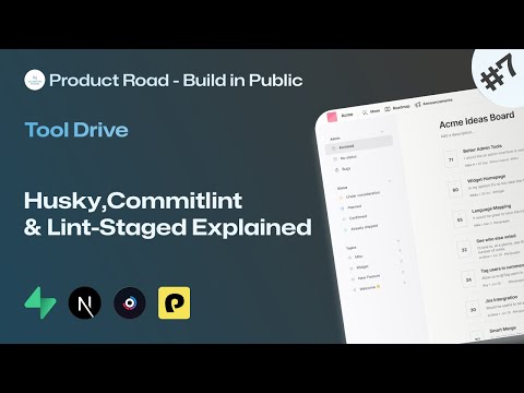 فيديو 07 - Tool Dive: Husky, Commitlint & Lint-Staged Explained