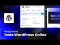 Teste o WordPress Direto no Navegador Grátis - Playground WP