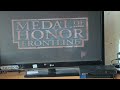 Playstation 2 en 2026 algunas funciones se muestra juego medalla de honor
