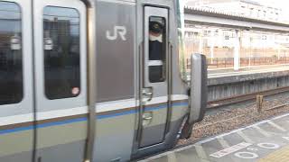 JR西日本 223系2000番台 普通 野洲行き 膳所駅 南草津駅  20190126