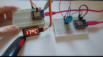 MQTT project DHT11 publisher & TM1637 subscriber display values