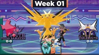 ZAPDOS CAME TO PLAY!!! | WBE LGPE Week 1 | South Texas Sableyes vs Minnesota Vikavolts