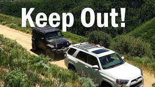 Keep Out! | Off-Roading From Beaver Creek To Scofield  Reservoir