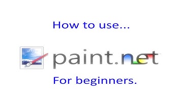 Tutorial - Paint.net - Pt.1 Beginners