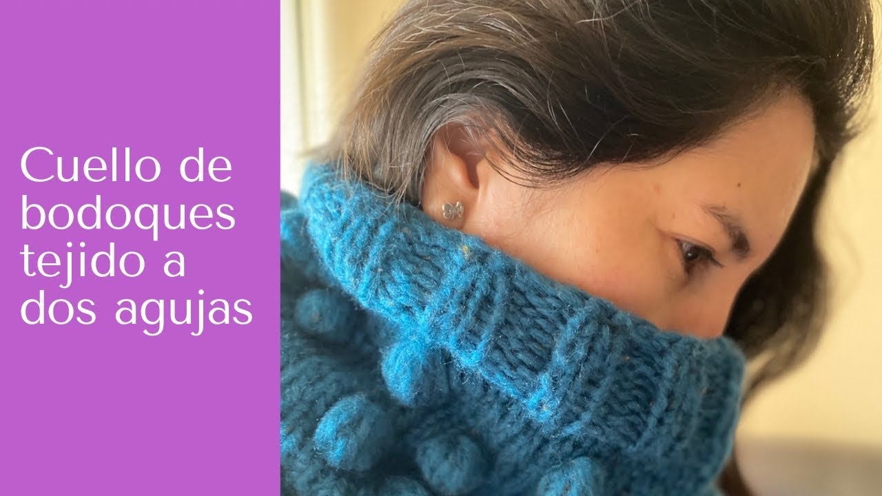 tejamos un cuello a dos agujas