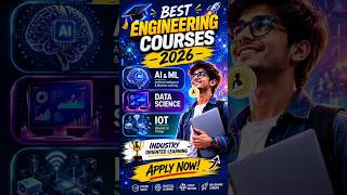 BEST ENGINEERING COURSES 2026 🚀 | AI & ML, Data Science, IoT | Apply Now