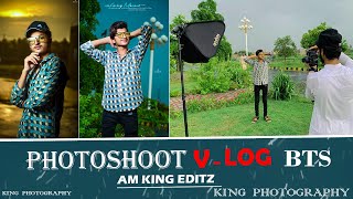 outddor photoshoot vlog bts | am king editz | using soft box | photography tips tricks | 2022 screenshot 2
