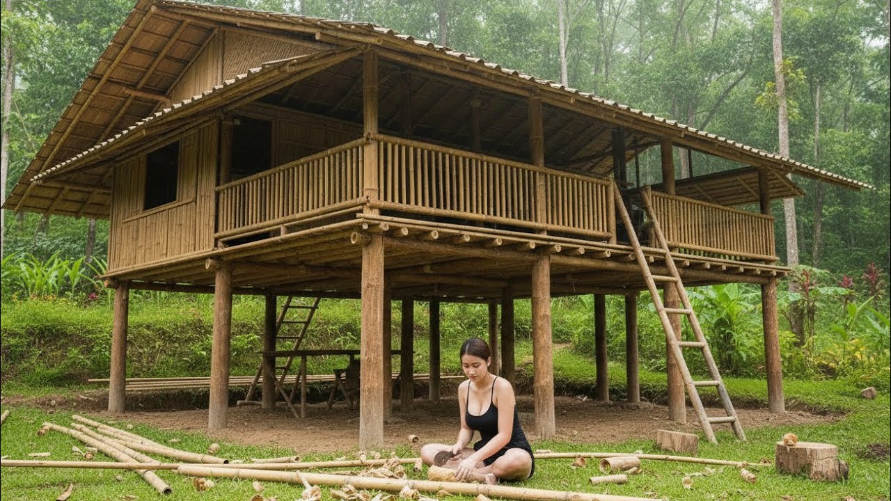 Transforming barren land into green with my own hands - building the farm from start to finish.