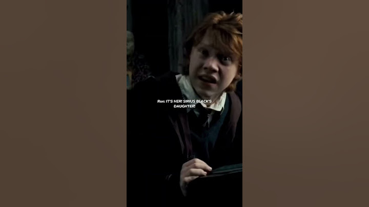 Pov: You're Sirius Black's daughter and everyone was surprised