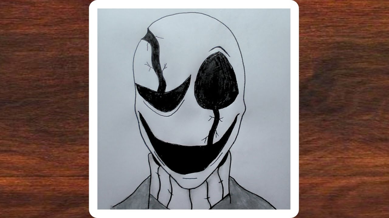 Creepy Ghost drawing | How to draw Creepy Ghost easy | Ghost drawing | Step by step drawing tutorial