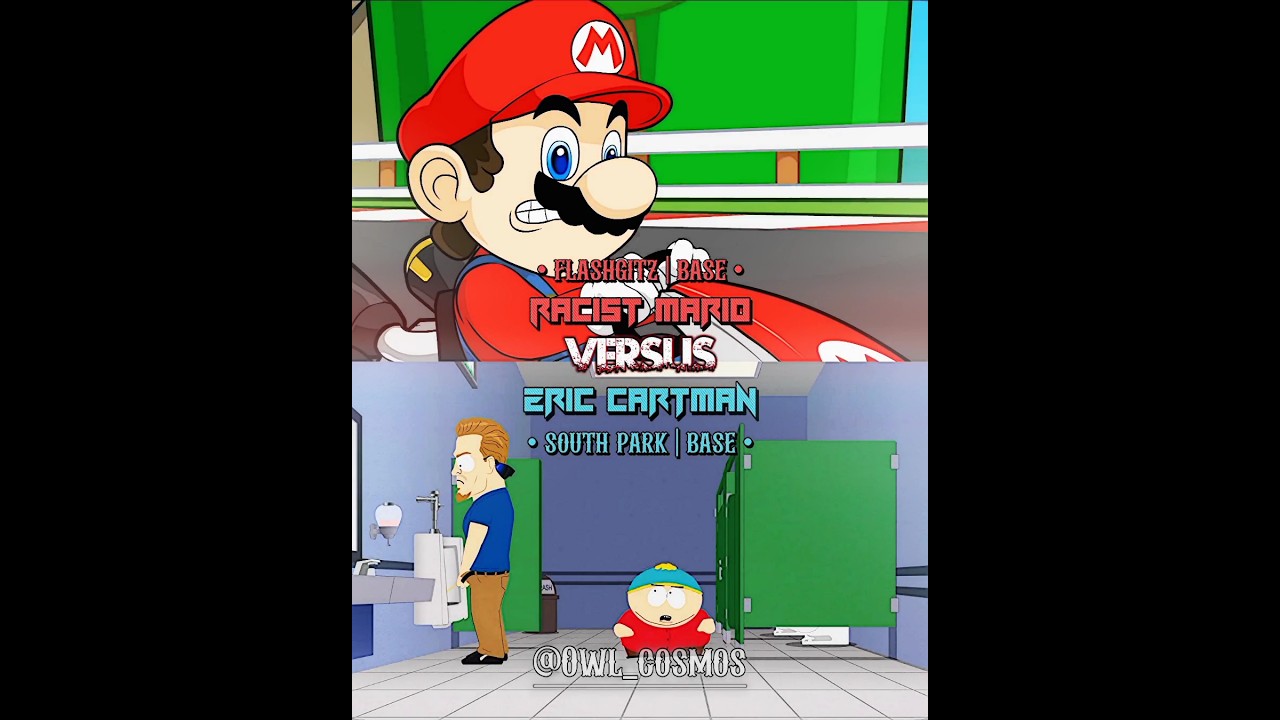Racist Mario Vs Eric Cartman 