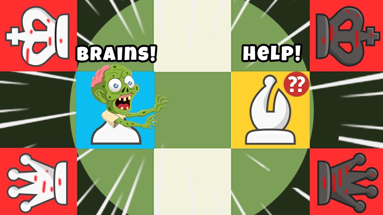 ЗОМБИ ПРЯЧЕТСЯ НА ШАХМАТНОЙ ДОСКЕ