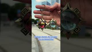 Natlan Vision Keychain!It's so beautiful!  l#genshinimpactedit #keychain #anime #animemerch #typ
