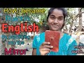 How i became fluent in english by practicing into the mirror if you want to get fluency follow