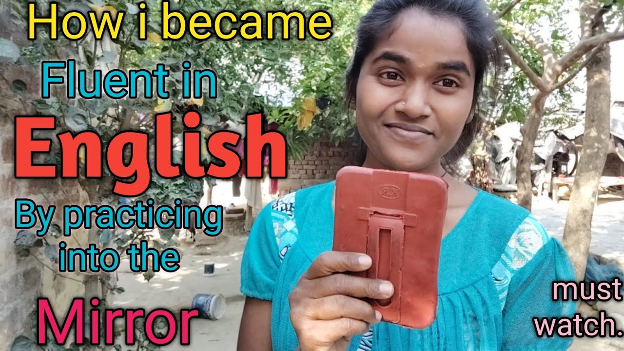 How i became fluent in English by practicing into the mirror 😎😟||if you want to get fluency follow👣.
