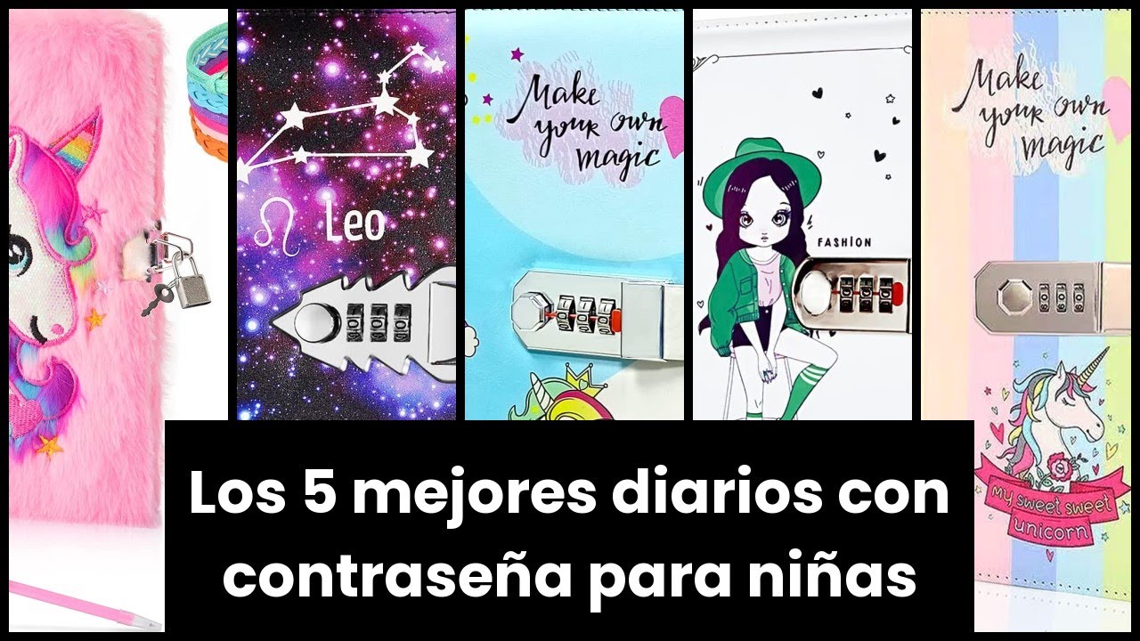 【DIARIO CON CONTRASEÑA NIÑA】Los 5 mejores diarios con contraseña para ...
