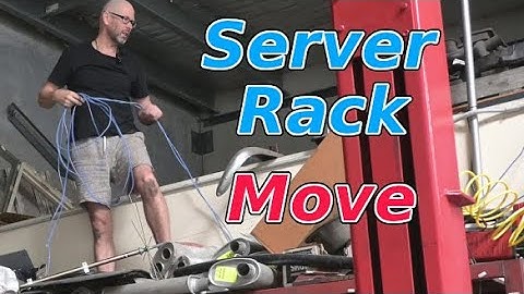 Moving server rack to new location