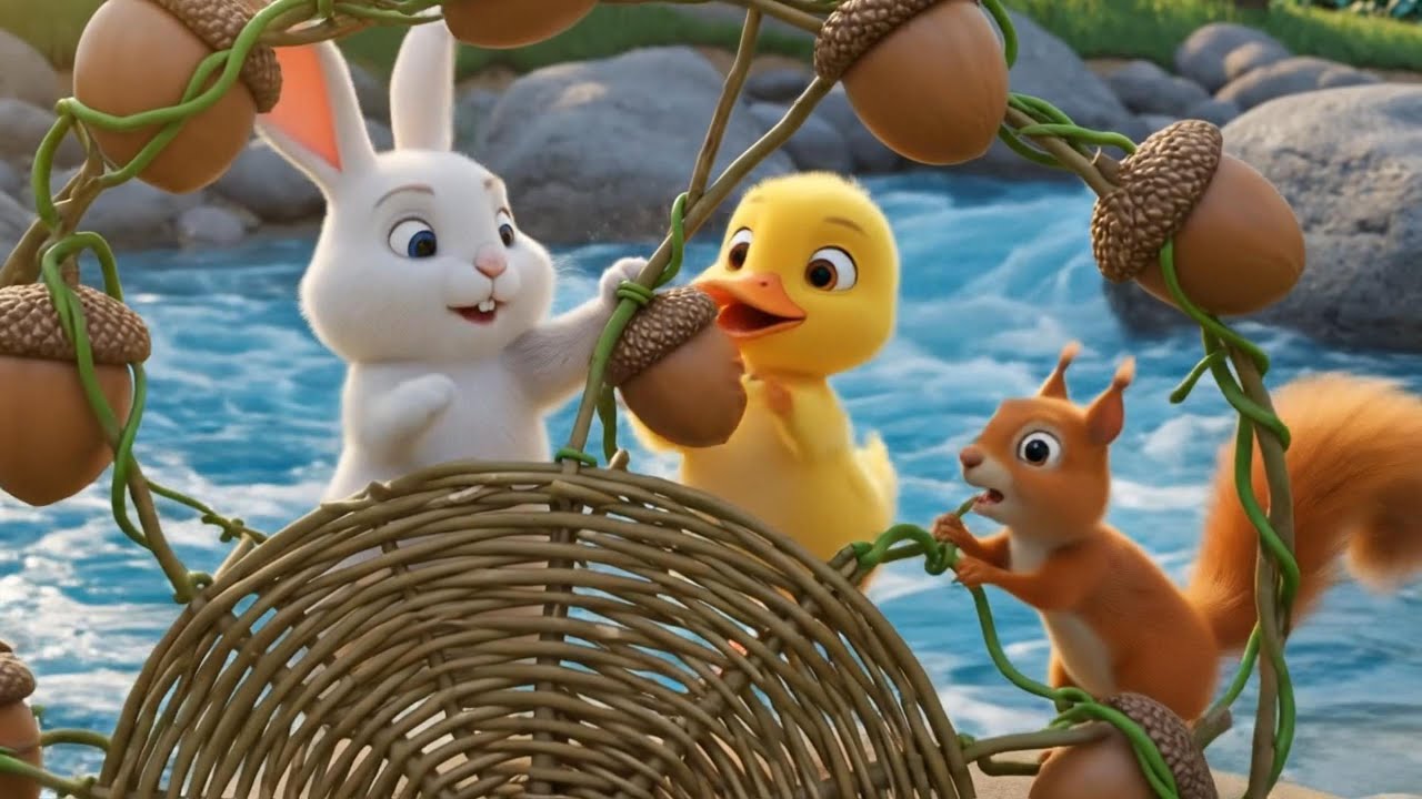 🐰🐤Roro & Dodo Revive the Dry Garden with a Water Wheel!