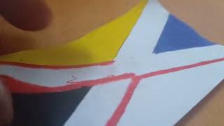 Drawing the flag of China under Yuan Shikai 🇨🇳❤️💛💙🤍🖤