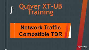 Quiver XT-UB Network Traffic Compatible TDR Training