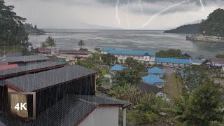 Download Lagu Mooie regen op het Tobameer Indonesië, regengeluiden voor het slapengaan | ASMR MP3