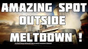 Black Ops 2 : Amazing Hiding Spot Outside Of Meltdown !