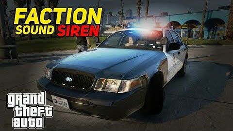 NEW  SIREN SOUND | GTA SA