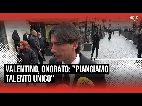 Video Onorato, 'piangiamo talento unico, troveremo un modo per onorarlo'