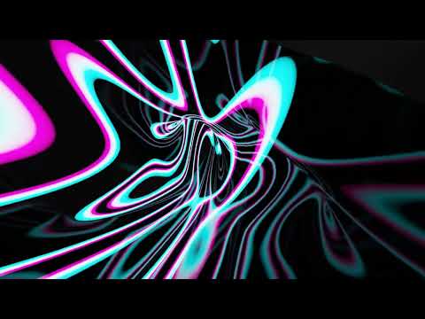 Pink Teal Swirl Tunnel - VJ LOOP NEON Calming Abstract Background Video 4k Dreaming Screensaver