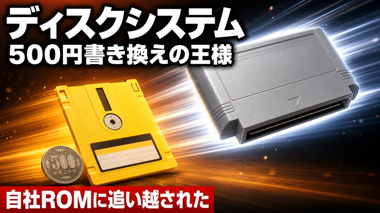 なぜファミコンディスクシステムは500円書き換え文化を生みながら自社