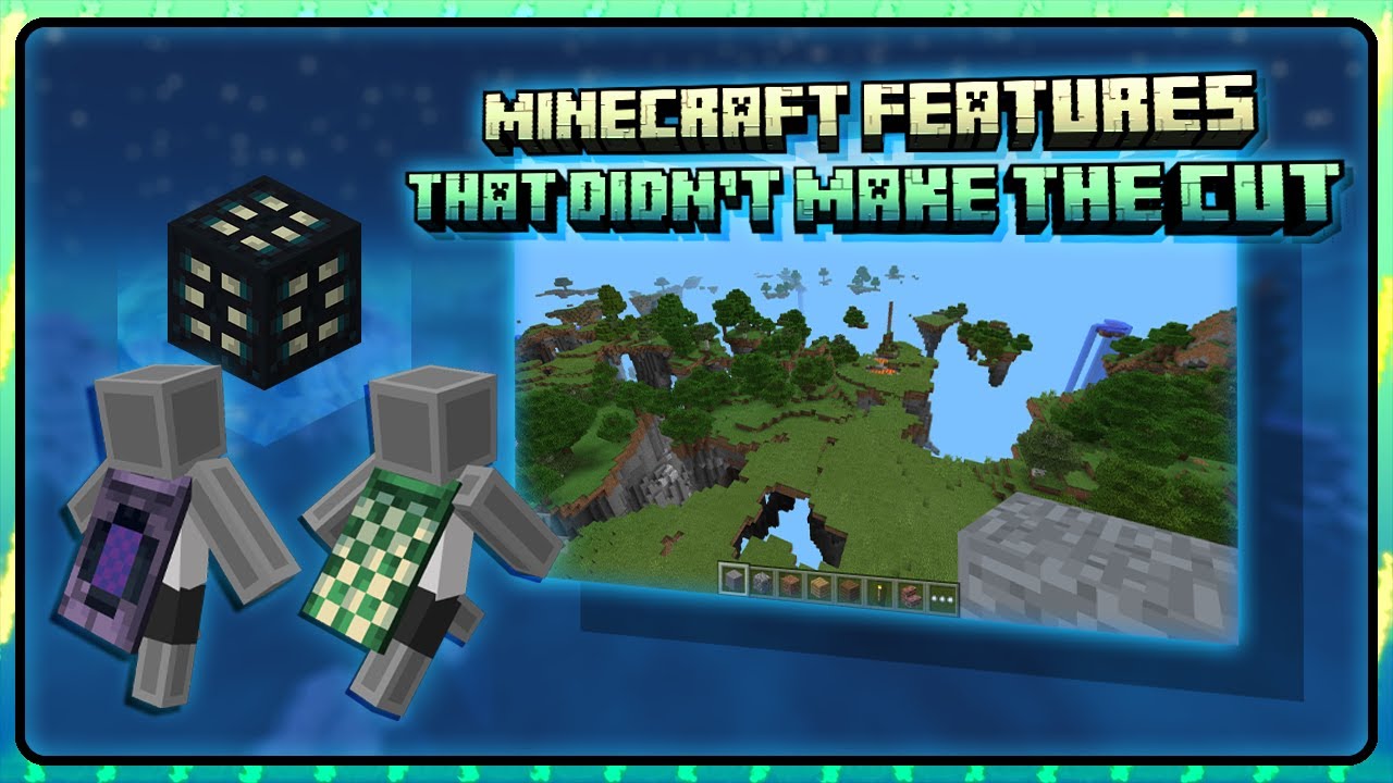 Obscure Minecraft Features that Didn't Make the Cut - YouTube
