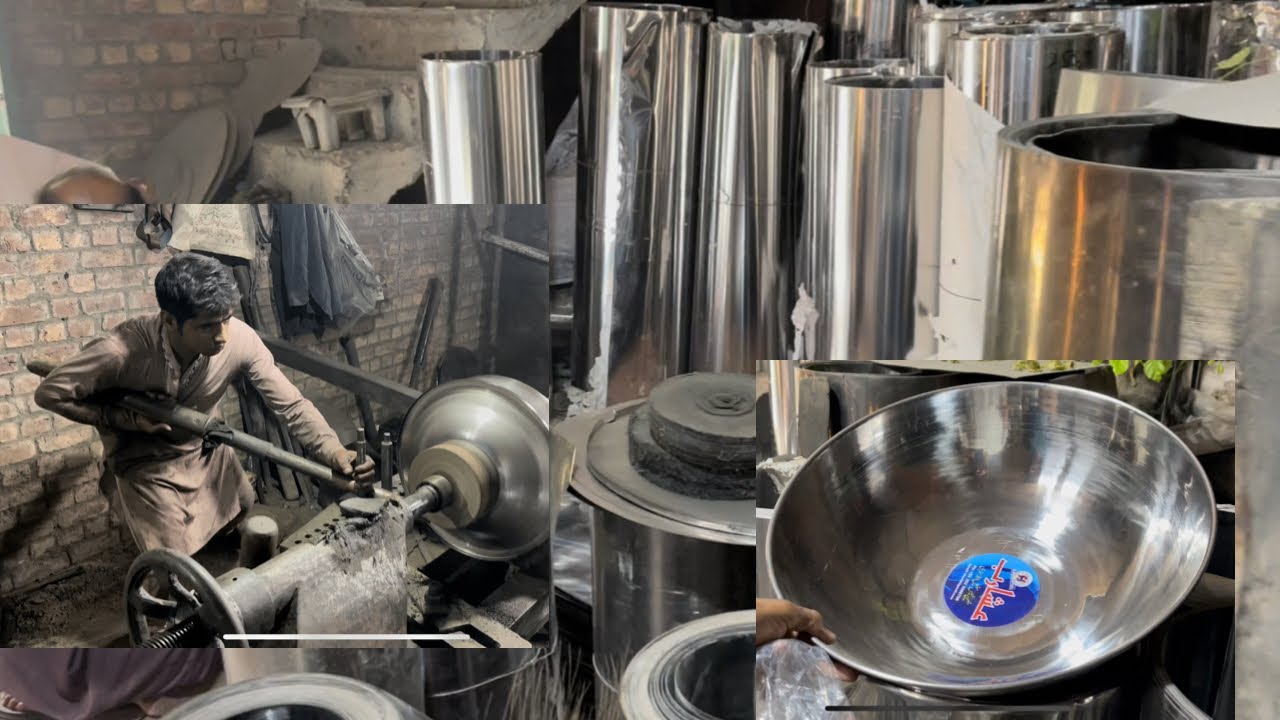 Stainless  Steel Bowls Making  by skilled man | Utensils | Crockery | Hard working man |