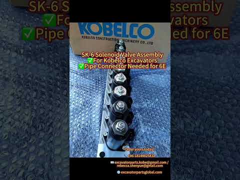 kobelco sk-6 solenoid valve assembly